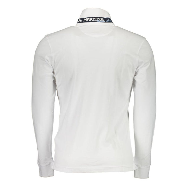 La Martina Elegantes Slim Fit Polo mit Stickereidetails