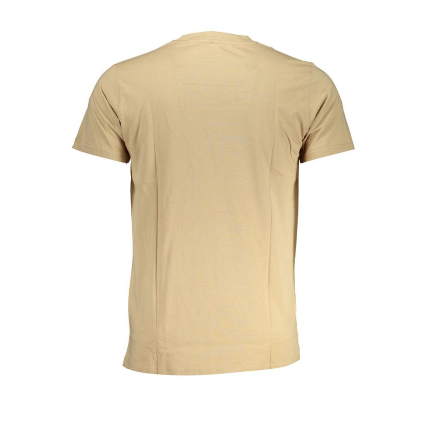 Cavalli Class Beige Baumwoll-T-Shirt für Herren