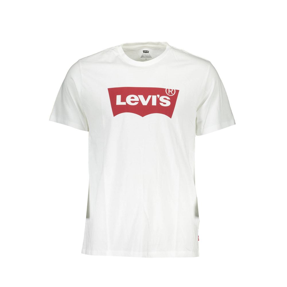 Levi's Men's White Cotton T-Shirt