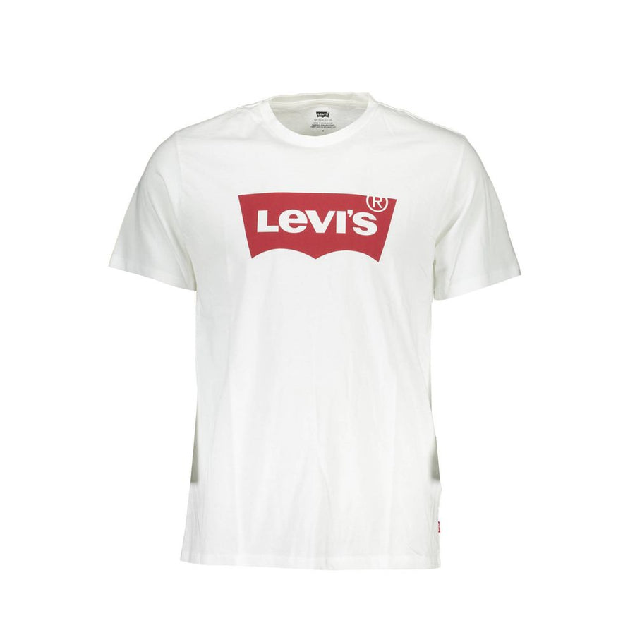 Levi's Men's White Cotton T-Shirt