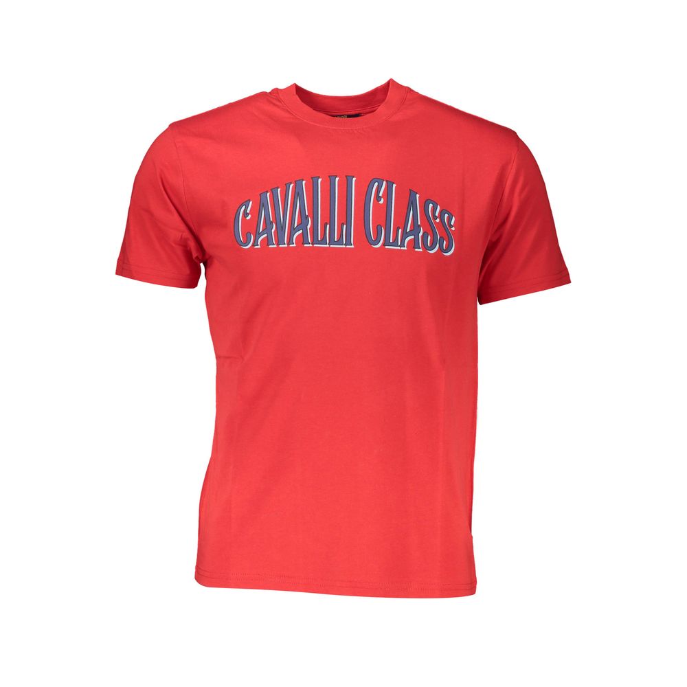 Cavalli Class Men's Red Cotton T-Shirt