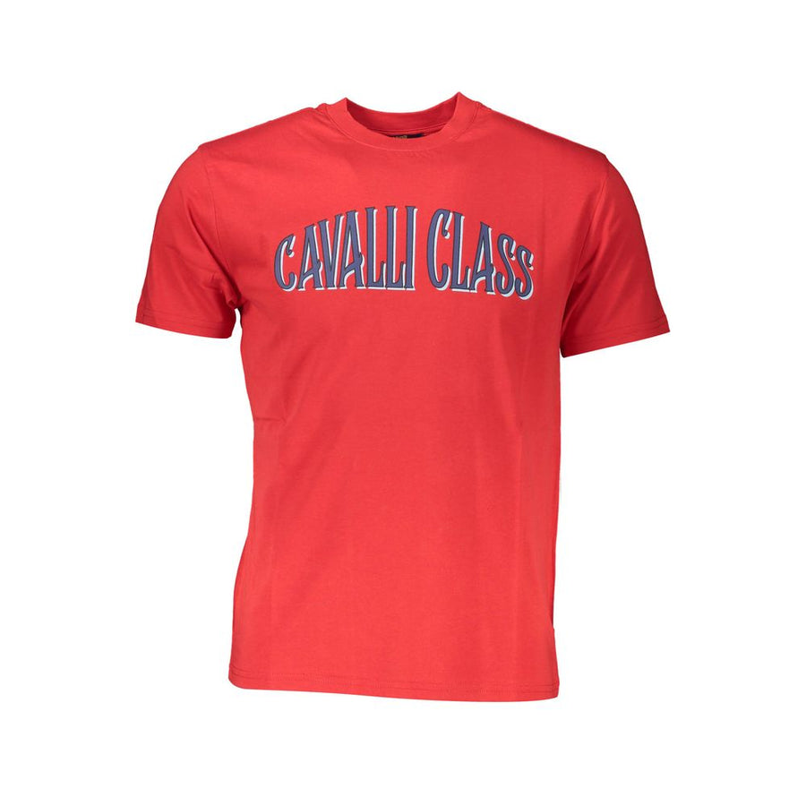 Cavalli Class Men's Red Cotton T-Shirt