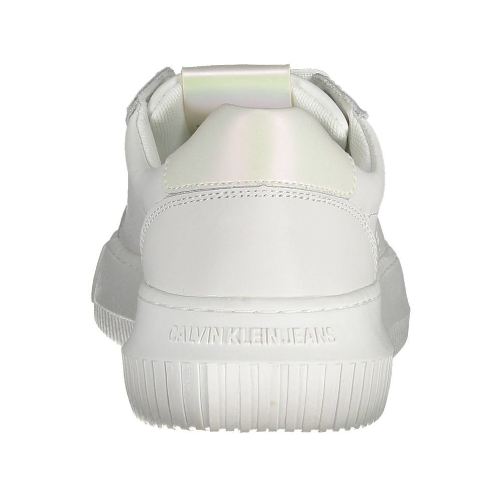 Calvin Klein Sneaker aus weißem Stoff