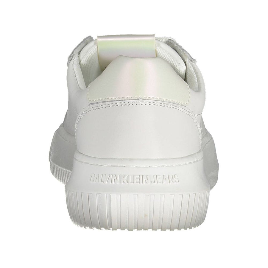 Calvin Klein sneakers in white fabric