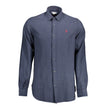 U.S. POLO ASSN. Herrenhemd aus blauer Baumwolle