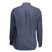 U.S. POLO ASSN. Herrenhemd aus blauer Baumwolle
