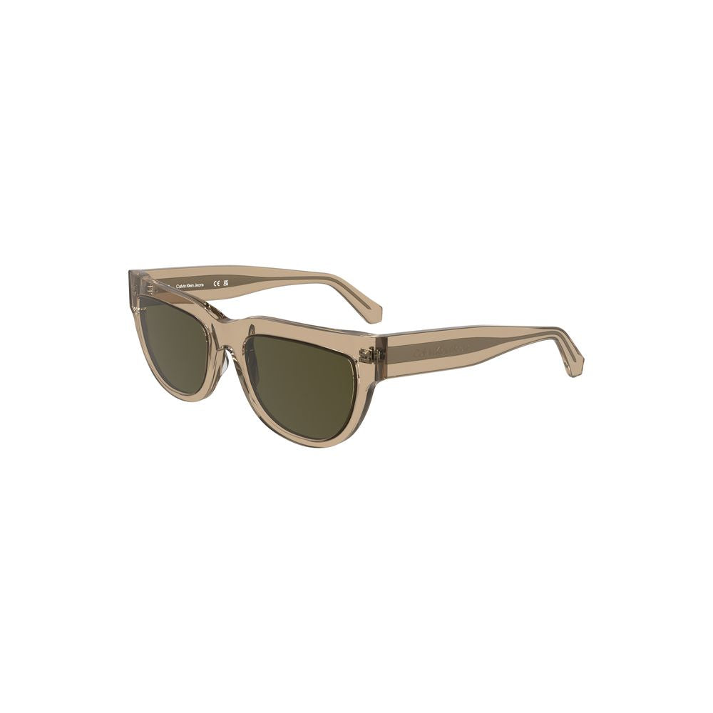 Calvin Klein Women's Brown Acetate Sunglasses
