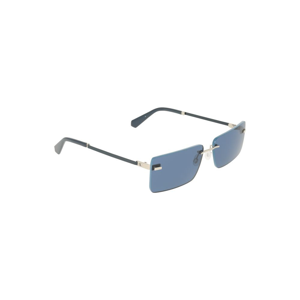 Calvin Klein Metall-Sonnenbrille in Blau