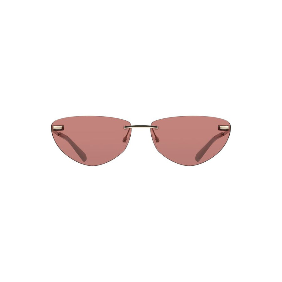 Calvin Klein Pink Sunglasses with Metal Frame