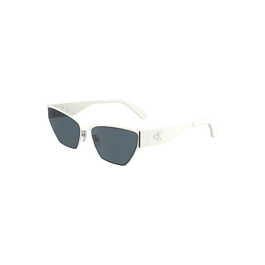 Calvin Klein White Metal Frame Sunglasses