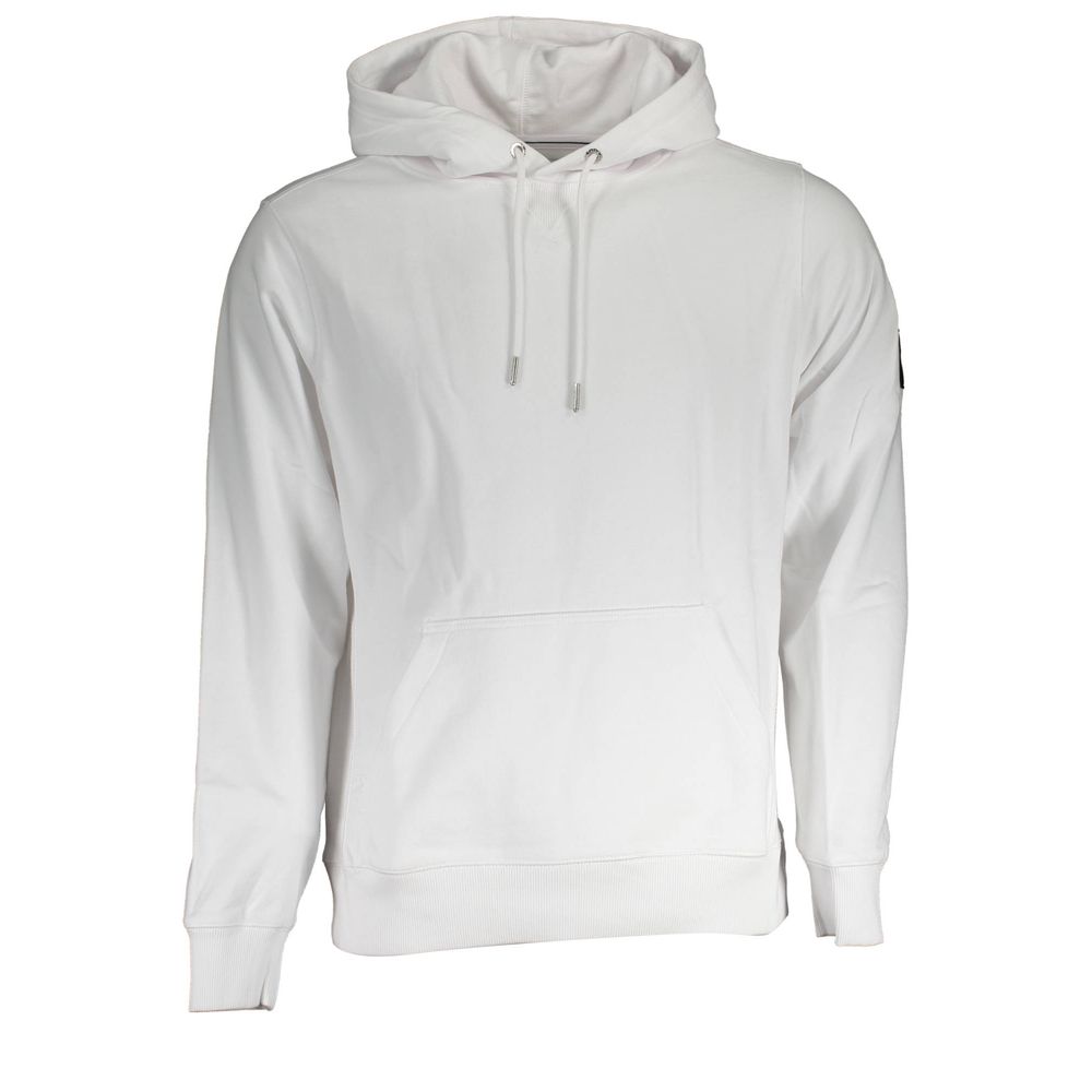 Calvin Klein Men's White Cotton Sweatshirt