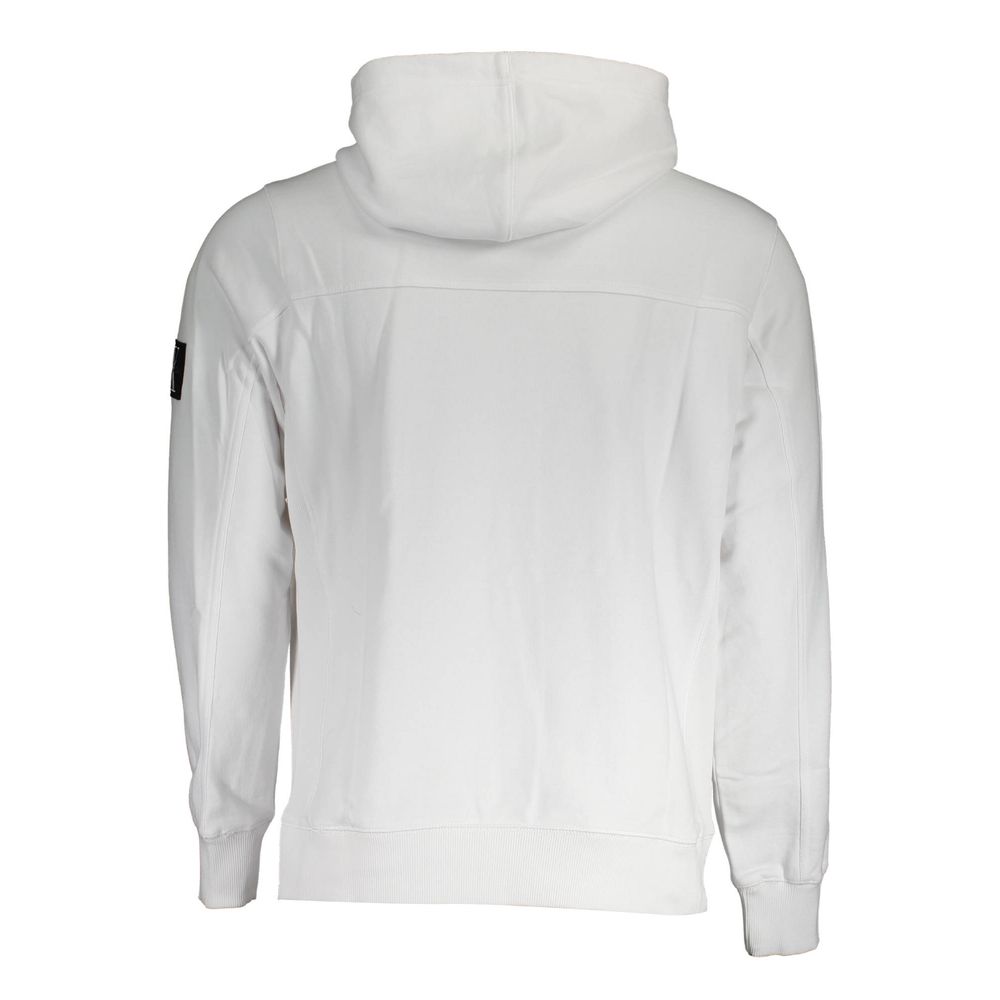 Calvin Klein Men's White Cotton Sweatshirt