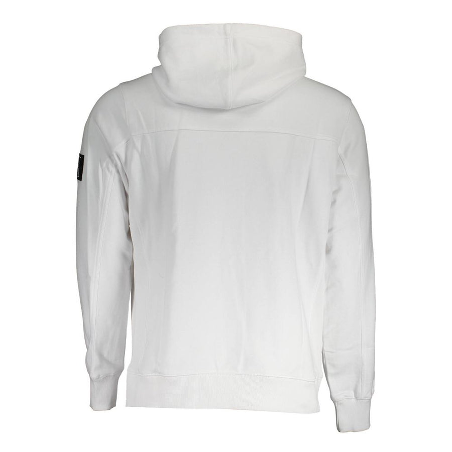 Calvin Klein Men's White Cotton Sweatshirt