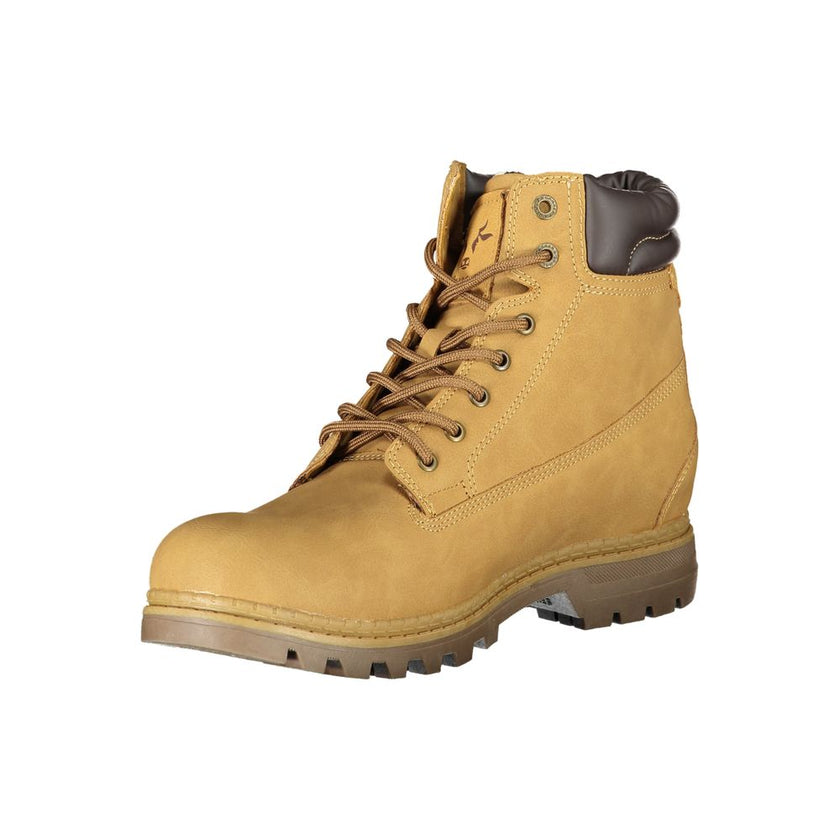 Carrera Gelber Polyester Herrenstiefel