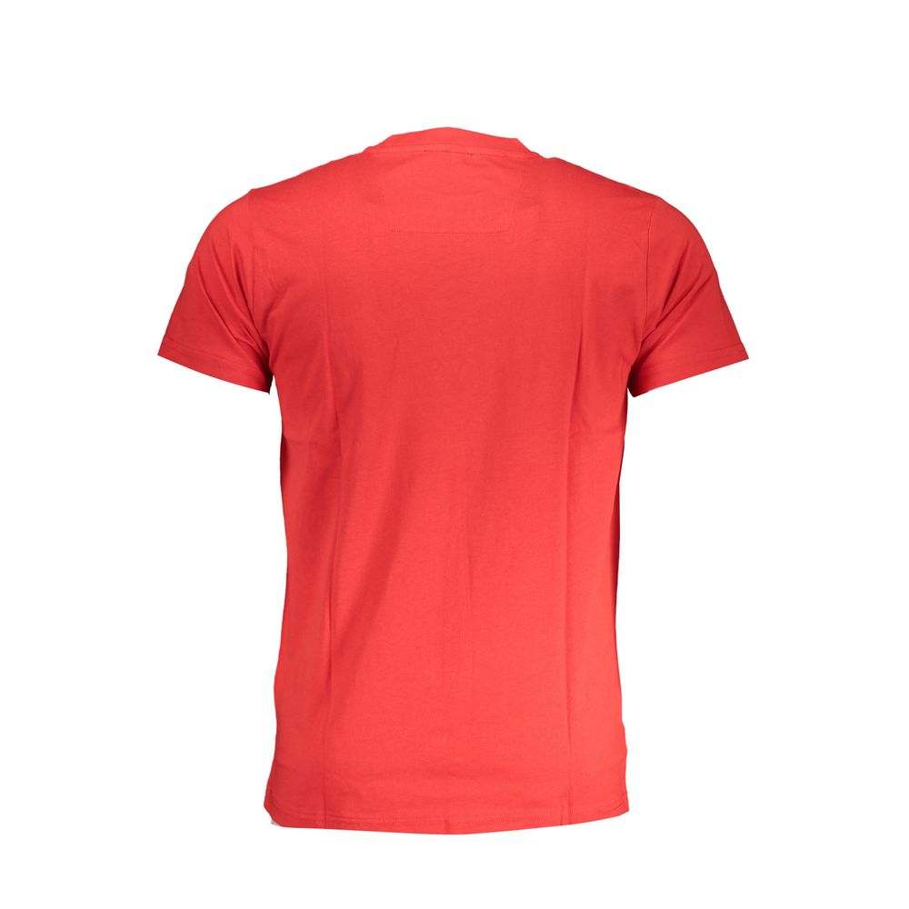 Men's Cavalli Class Red Cotton T-Shirt