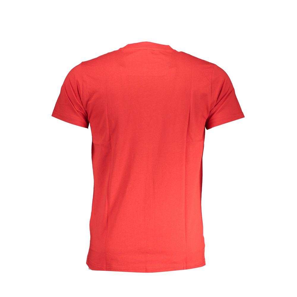 Cavalli Class Rosso Baumwoll-T-Shirt für Herren