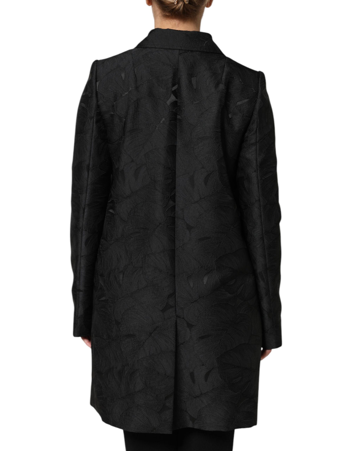 Dolce & Gabbana Black Single-Breasted Trench Coat