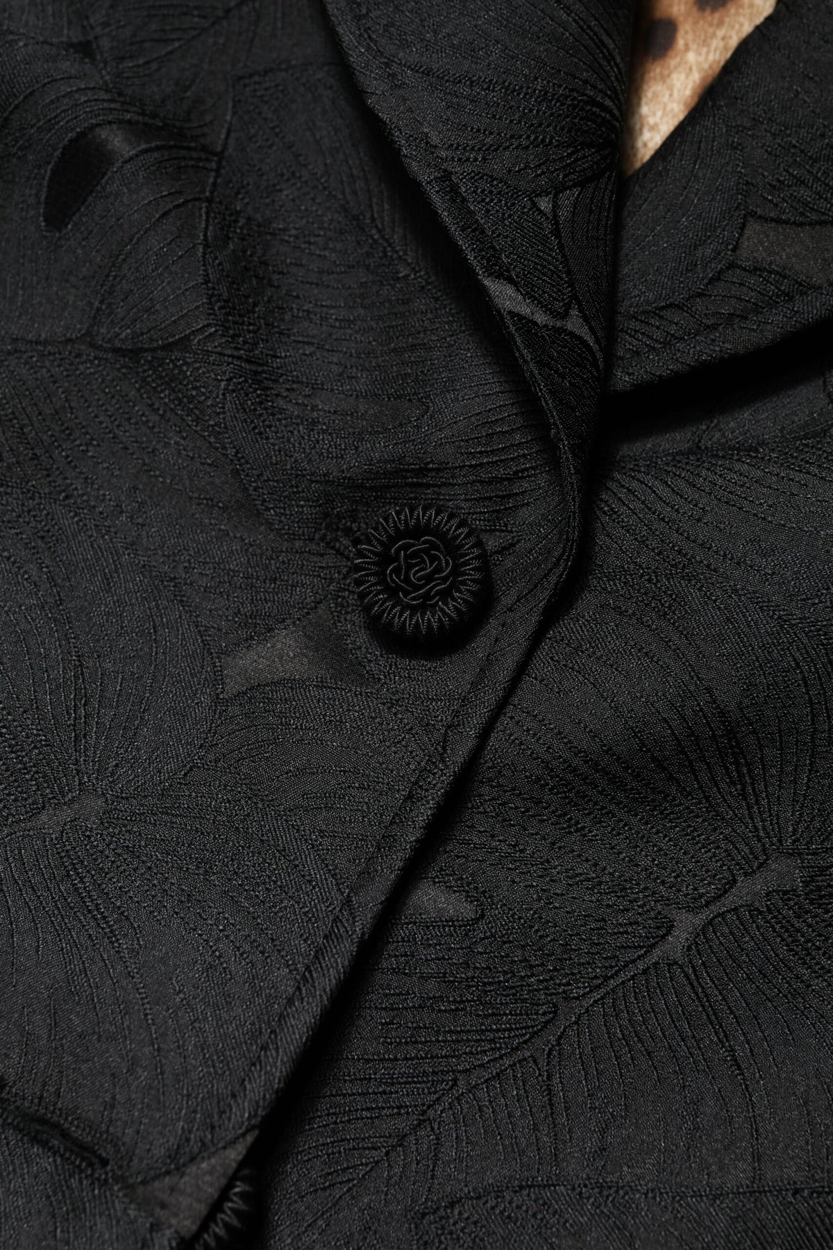 Dolce & Gabbana Black Single-Breasted Trench Coat