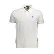 North Sails Bianco Baumwoll-Herrenpoloshirt