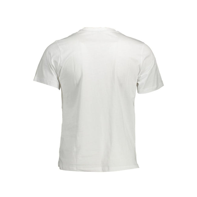 North Sails Bianco Baumwoll-T-Shirt für Herren