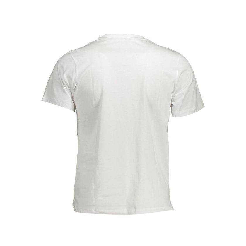 North Sails Bianco Baumwoll-T-Shirt für Herren