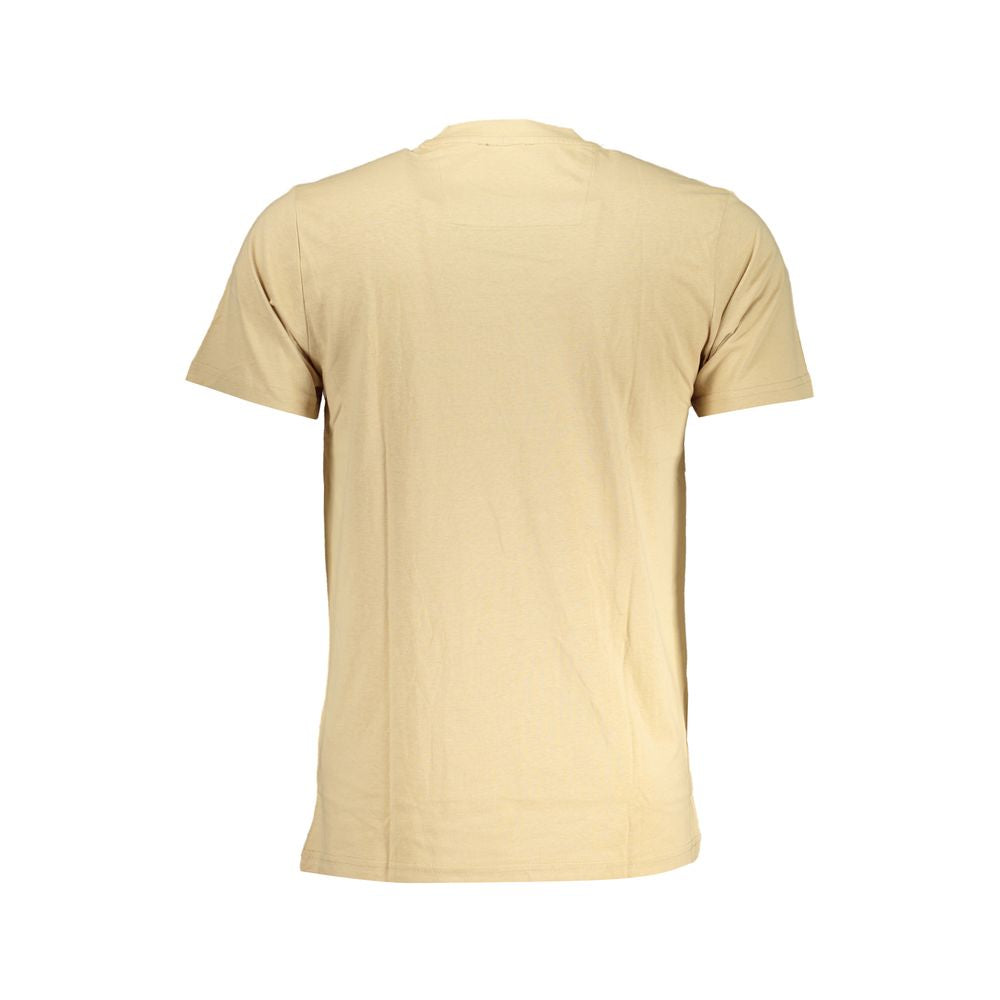 Cavalli Class Beige Baumwoll-T-Shirt für Herren