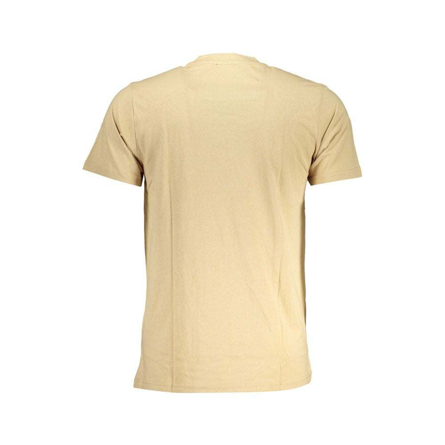 Cavalli Class Men's Beige Cotton T-Shirt