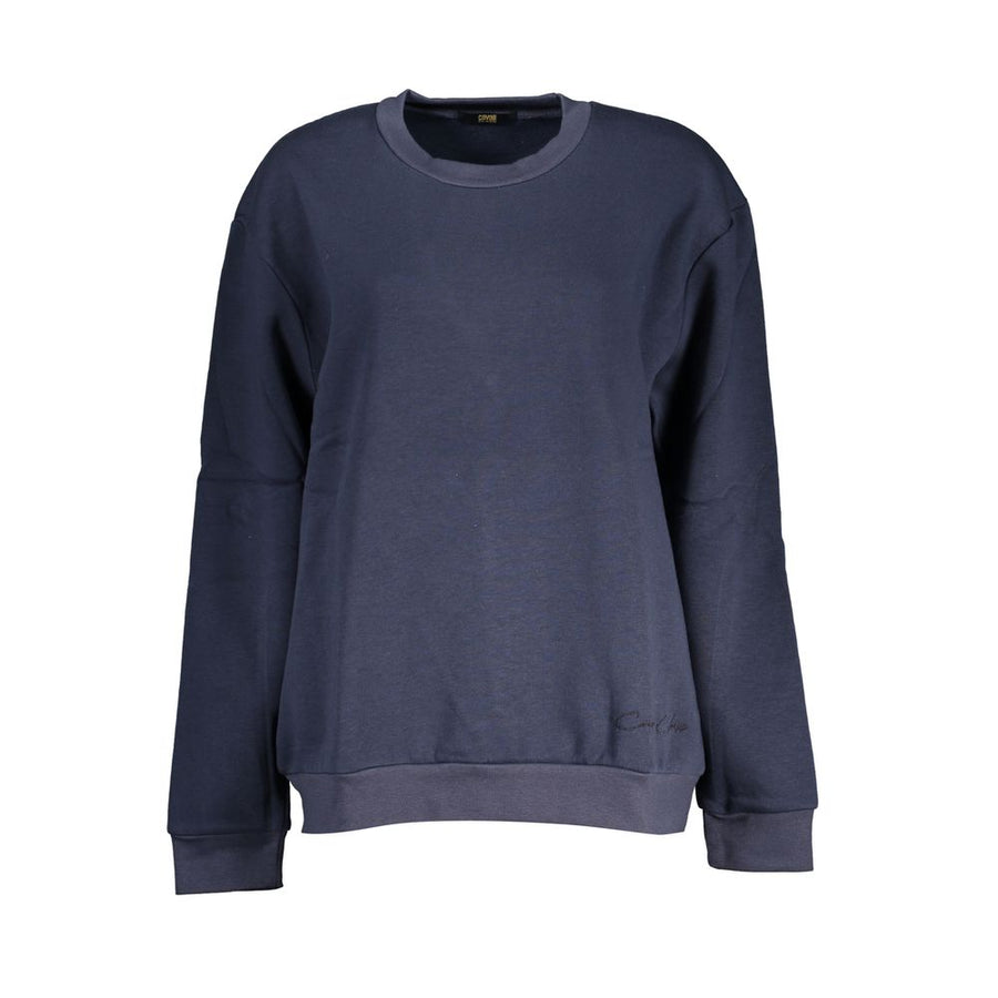 Cavalli Class Blue Polyester Sweatshirt