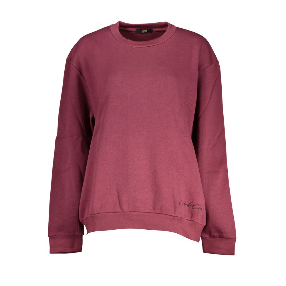 Cavalli Class Viola Polyester Damen Sweatshirt