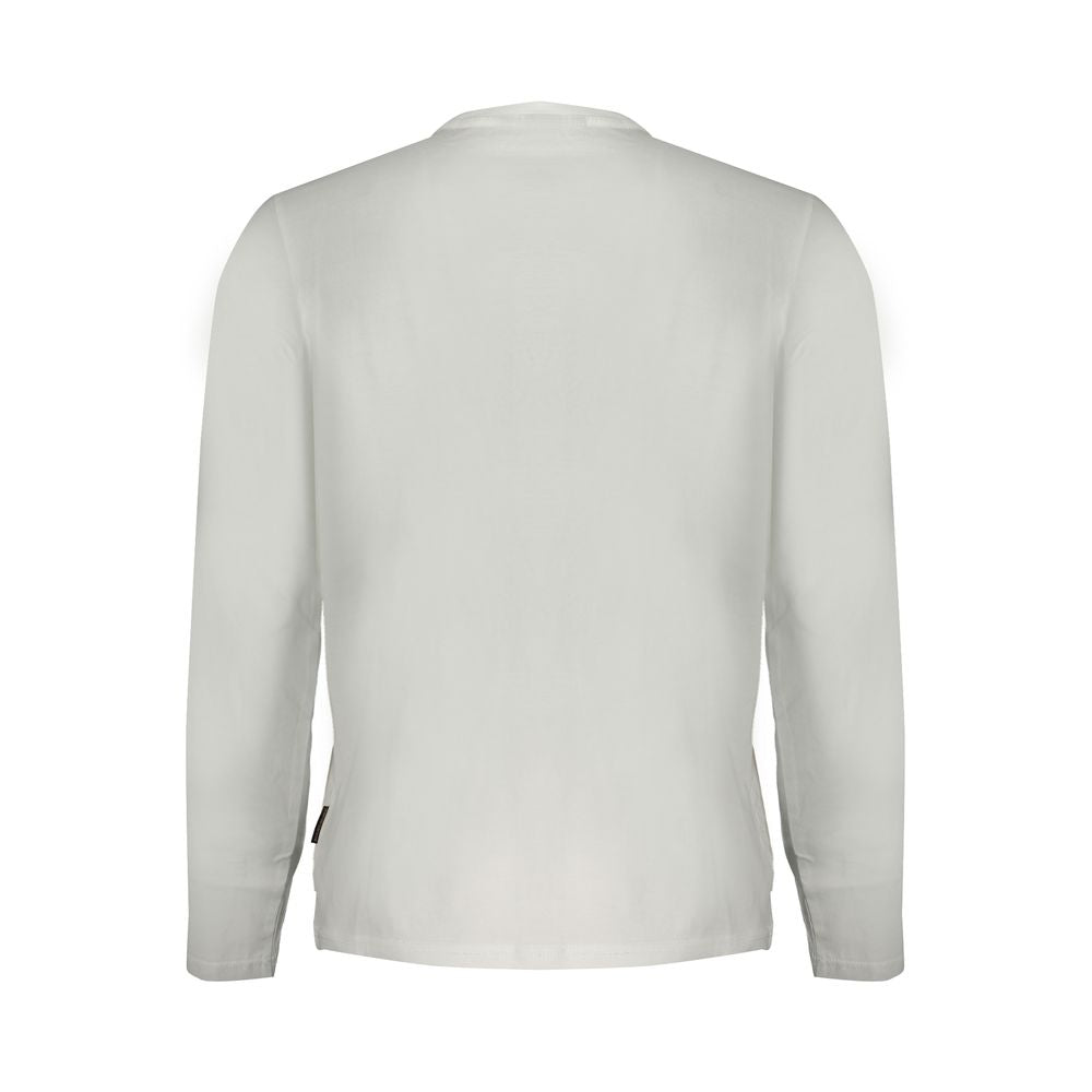 Napapijri Weißes Baumwoll-T-Shirt für Herren