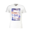 Cavalli Class Bianco Baumwoll-T-Shirt für Herren