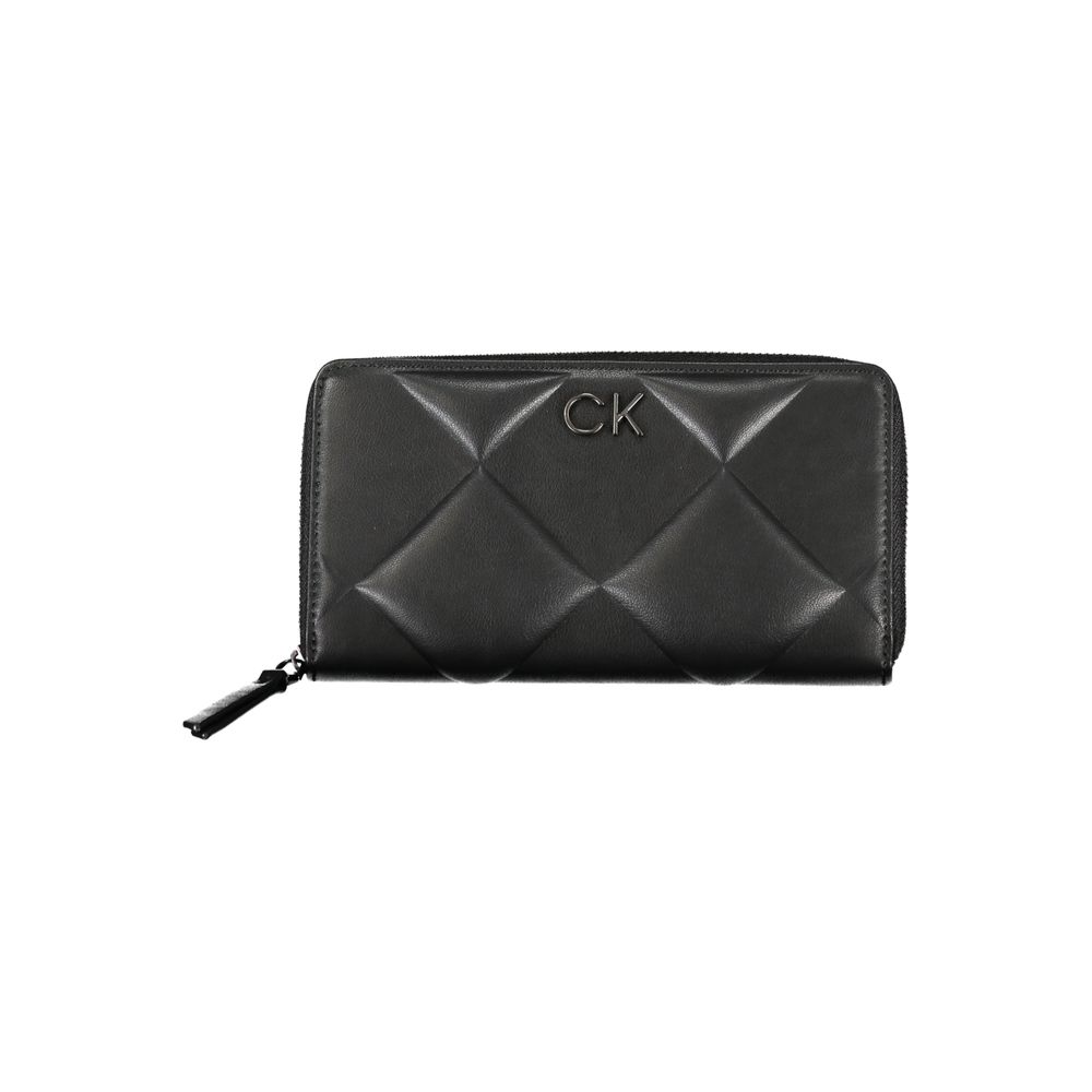 Calvin Klein Schwarzes Polyester Portemonnaie
