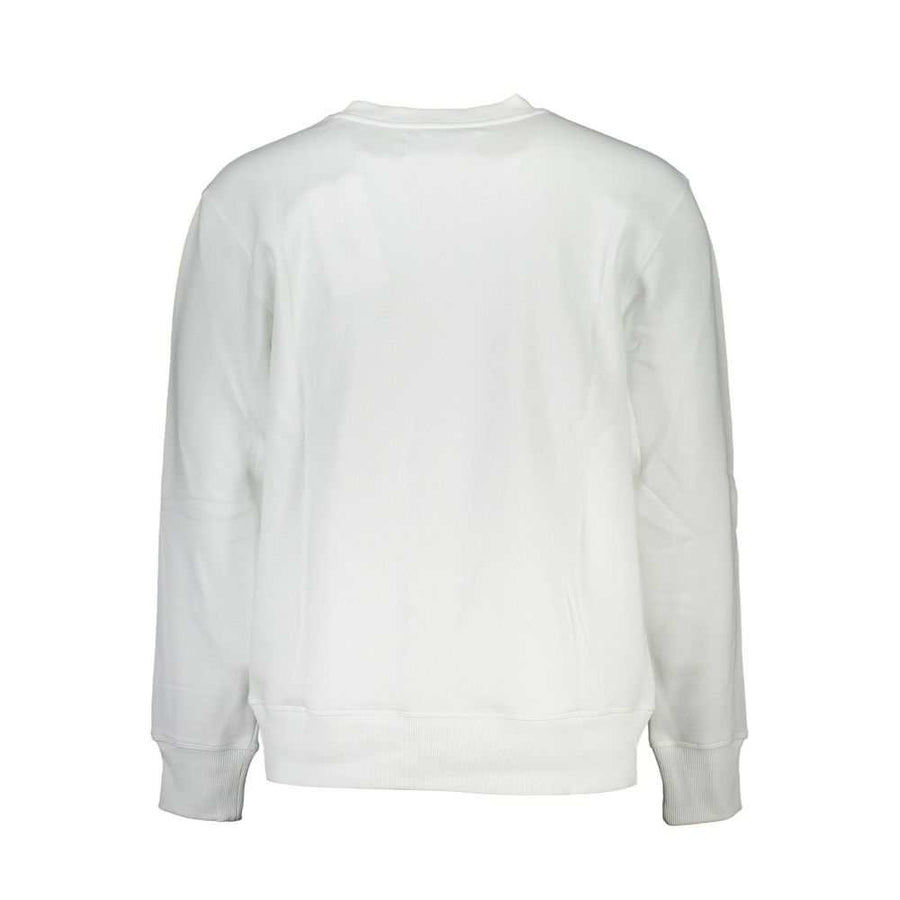 Calvin Klein Weißes Herren-Sweatshirt aus Baumwolle
