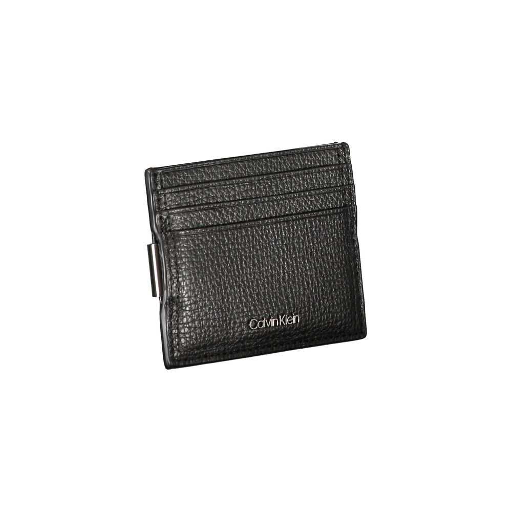 Calvin Klein Elegant Leather Card Case with Money Clip