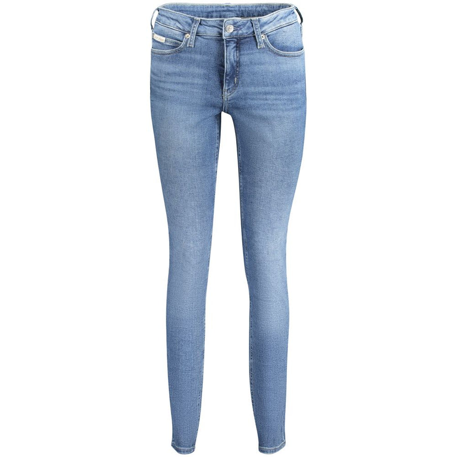 Calvin Klein Blu Baumwoll-Jeans für Damen