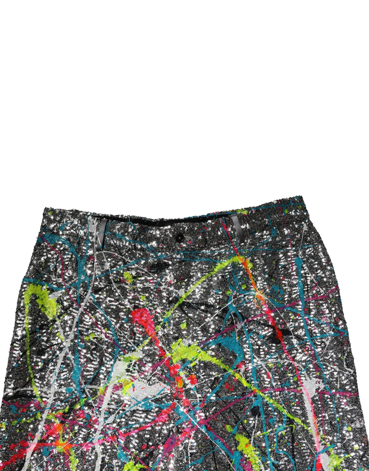 Dolce & Gabbana Multicolor Sequined Trousers
