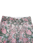 Dolce & Gabbana mehrfarbige Jacquardhose mit Blumenmuster