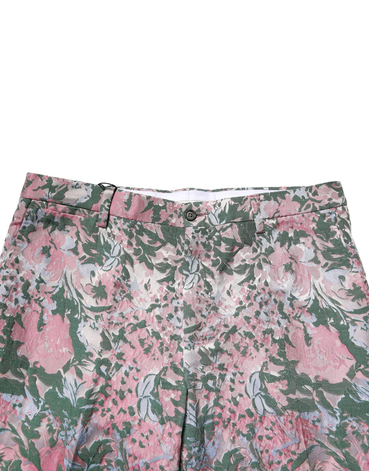 Dolce & Gabbana Multicolor Floral Jacquard Trousers