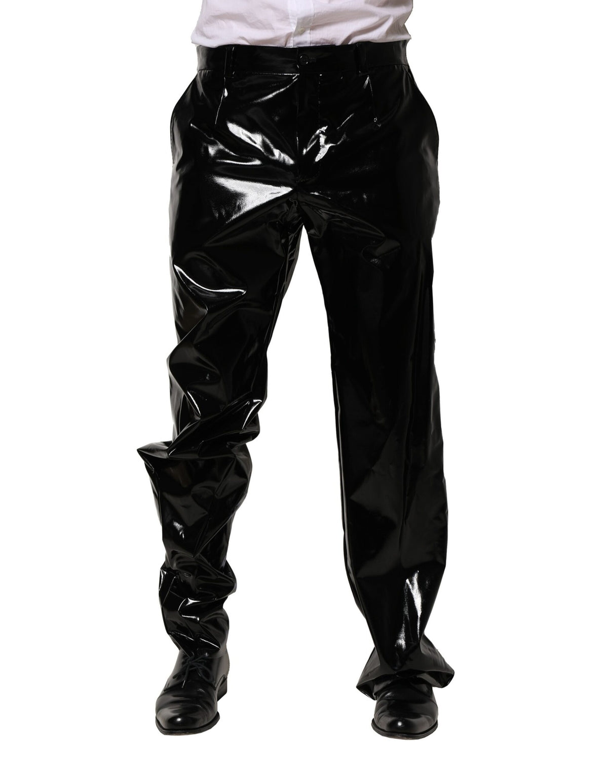 Dolce & Gabbana Men's Black Nylon Trousers
