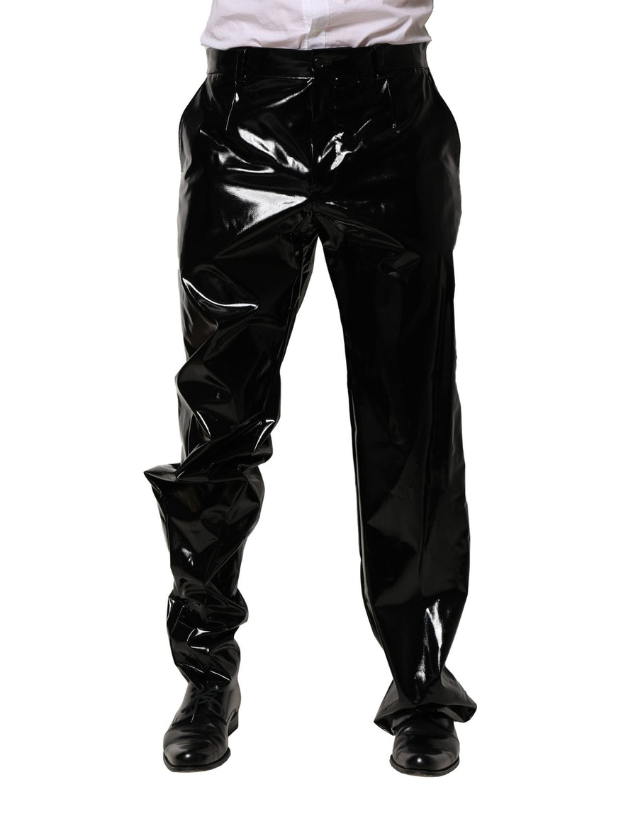 Dolce & Gabbana Men's Black Nylon Trousers