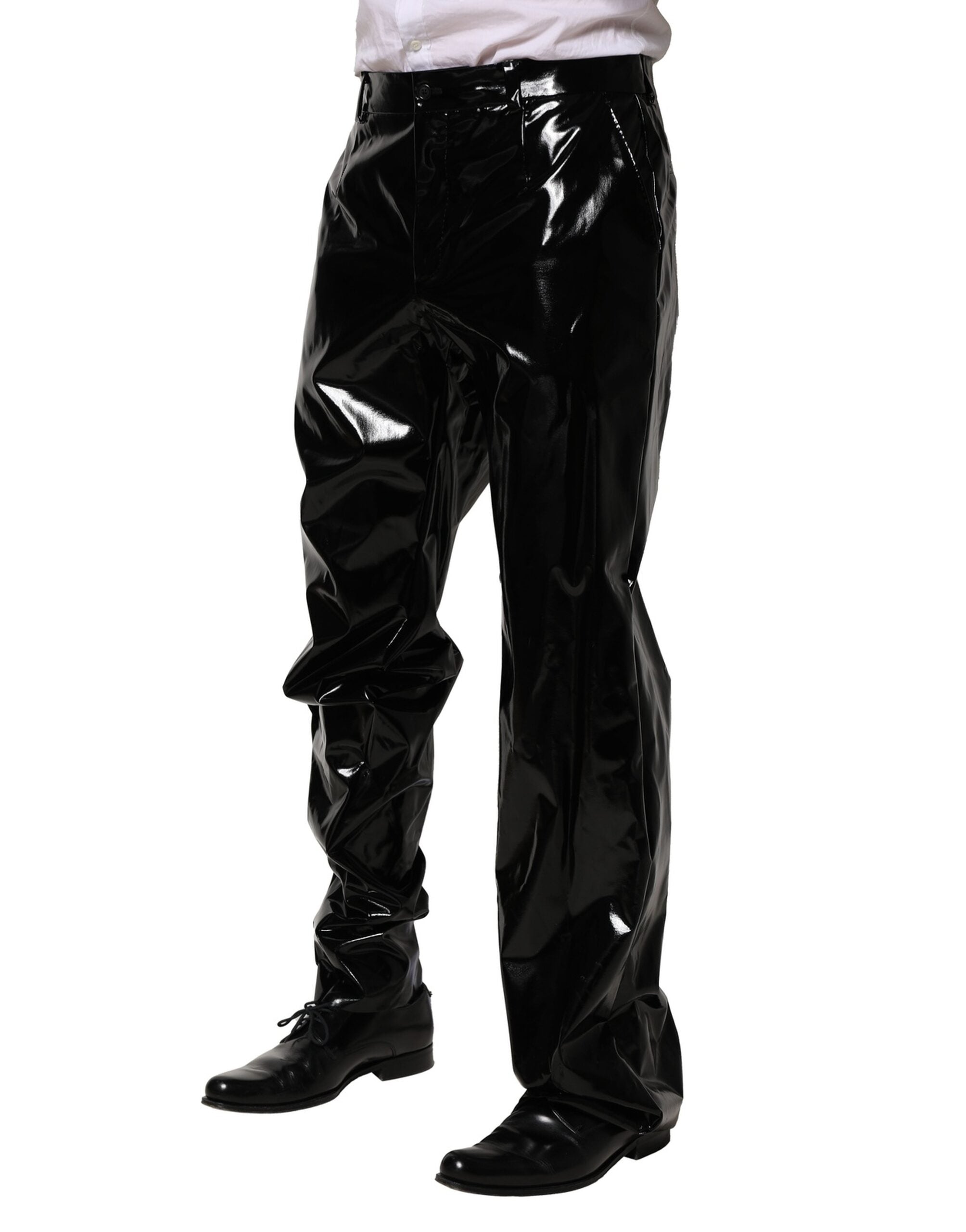 Dolce & Gabbana Schwarze Nylonhosen für Männer