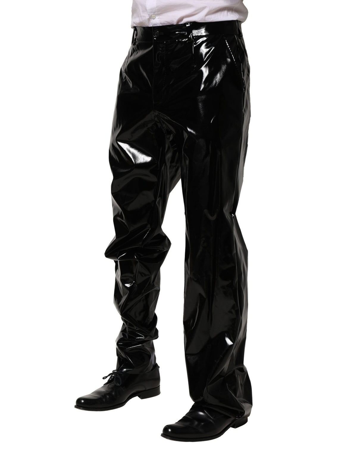 Dolce & Gabbana Men's Black Nylon Trousers