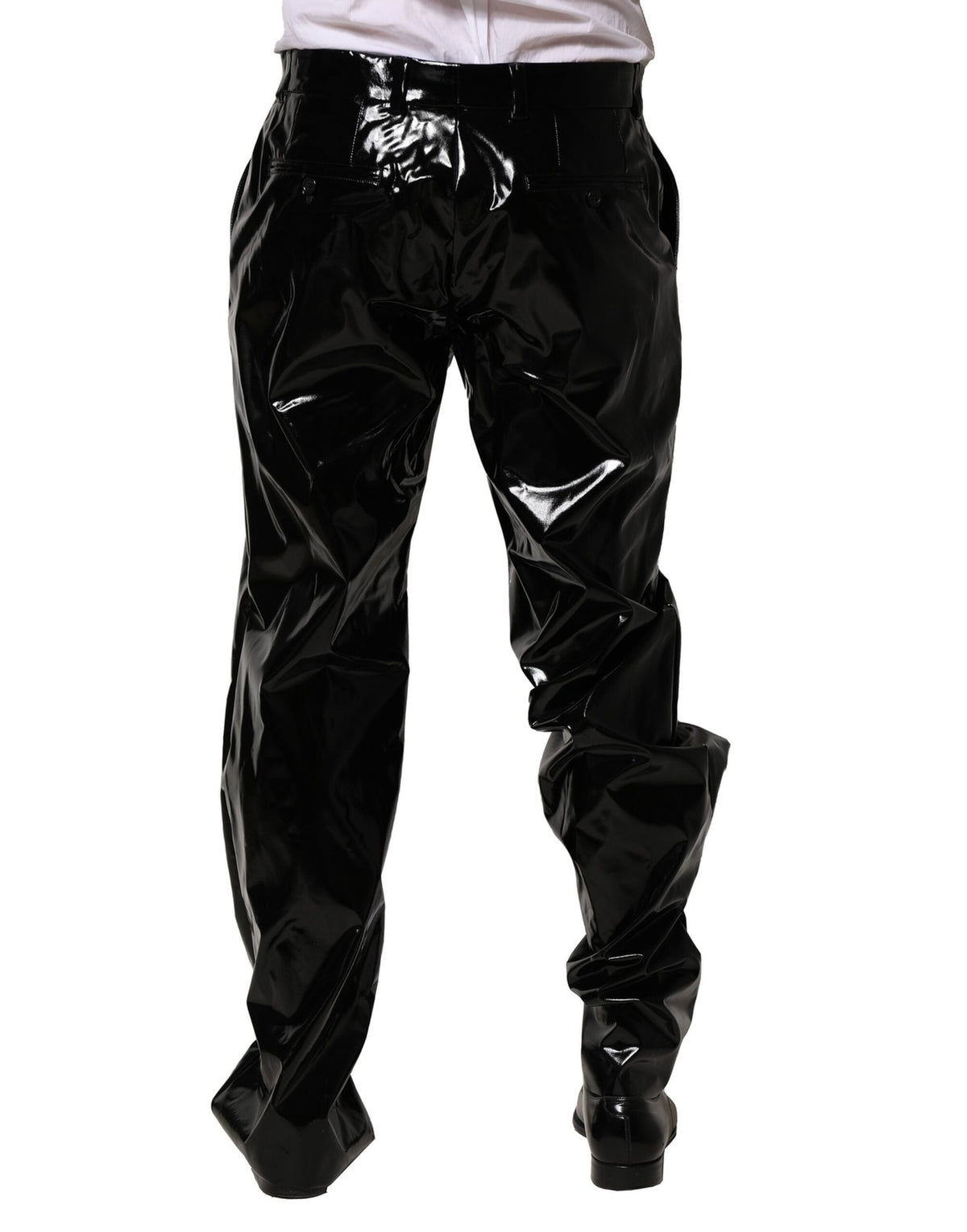 Dolce & Gabbana Men's Black Nylon Trousers