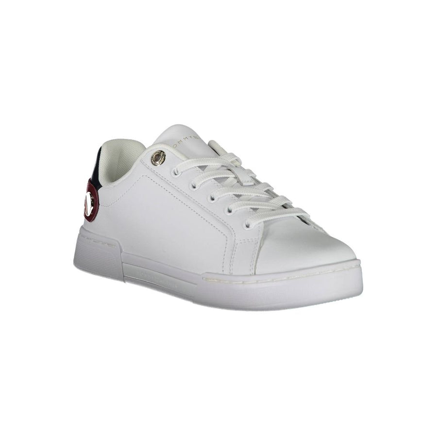 Tommy Hilfiger White Women's Polyurethane Sneakers