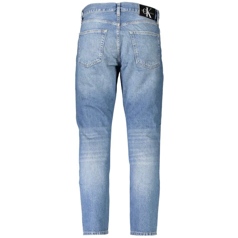 Calvin Klein Blue Cotton Jeans for Men