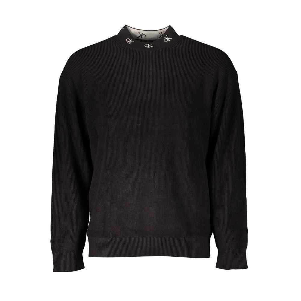 Calvin Klein Men's Black Cotton Jumper