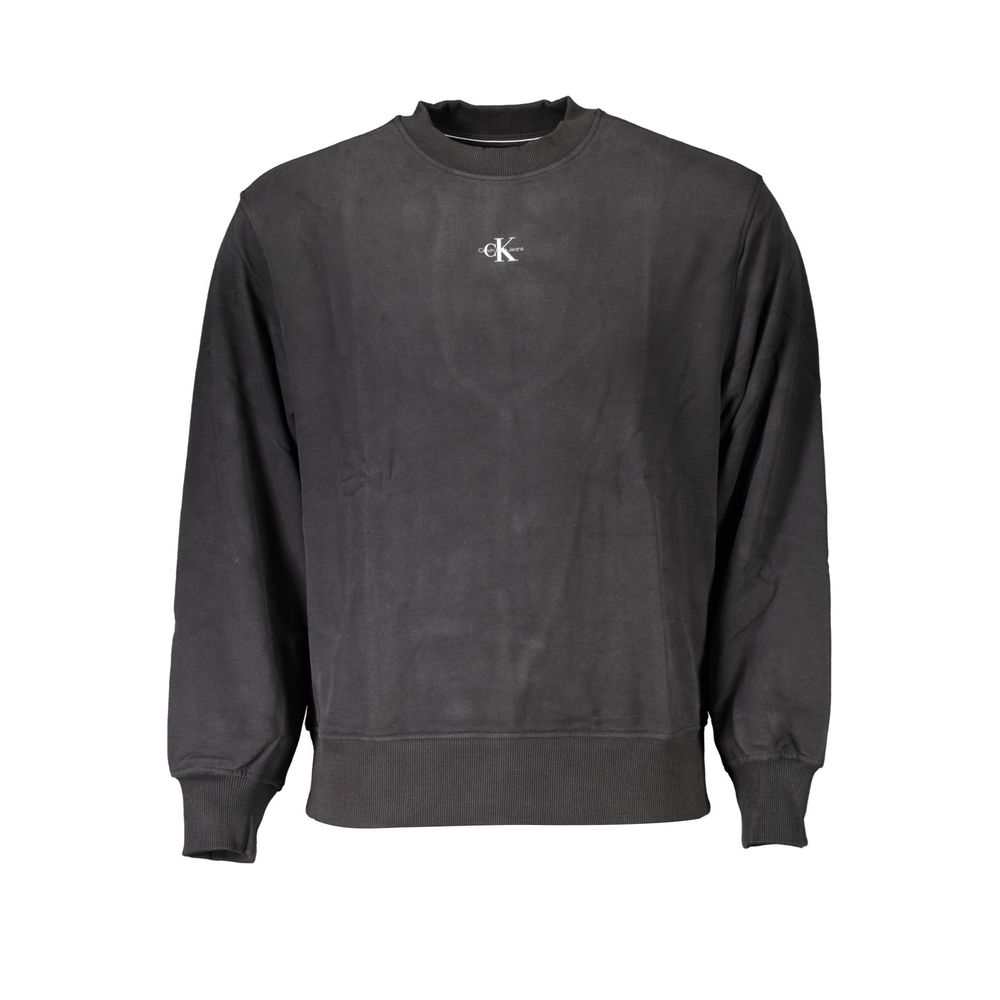 Calvin Klein Black Cotton Men's Sweatshirt