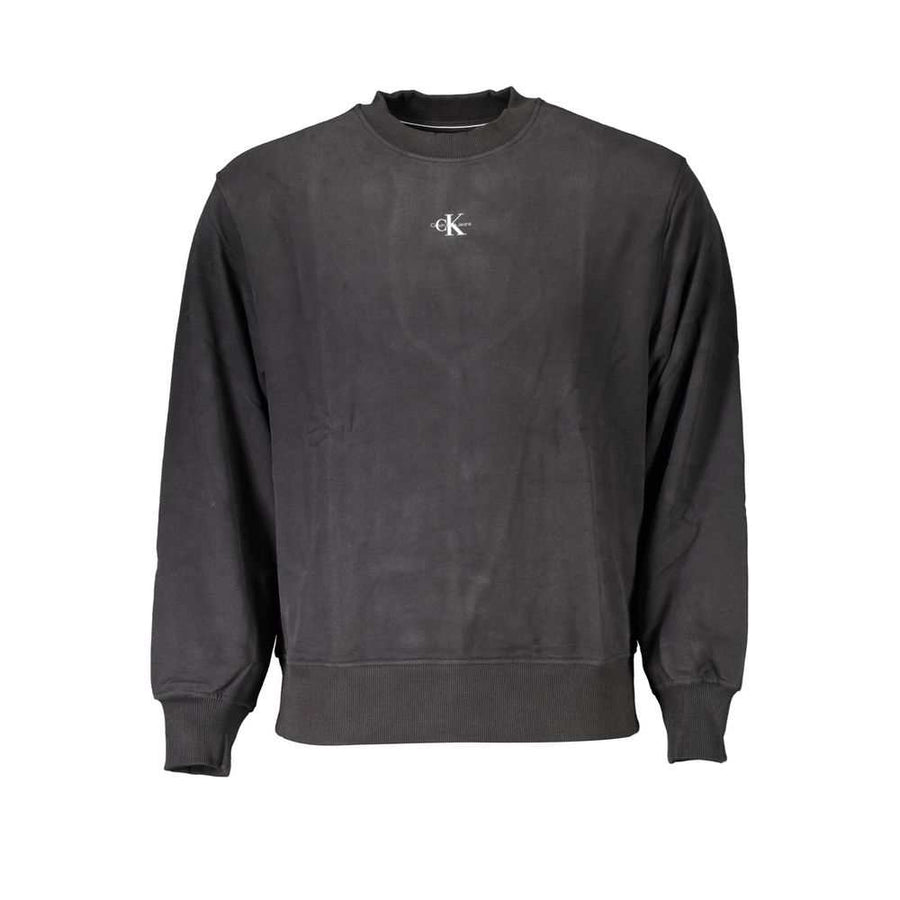 Calvin Klein Schwarzer Baumwoll-Herren-Sweatshirt
