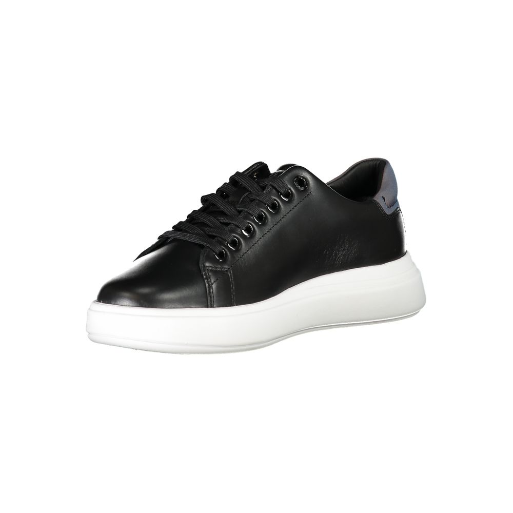 Calvin Klein Schwarzer Sneaker aus echtem Leder