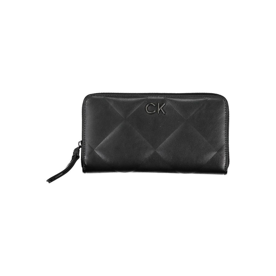 Calvin Klein Schwarzes Polyester Portemonnaie